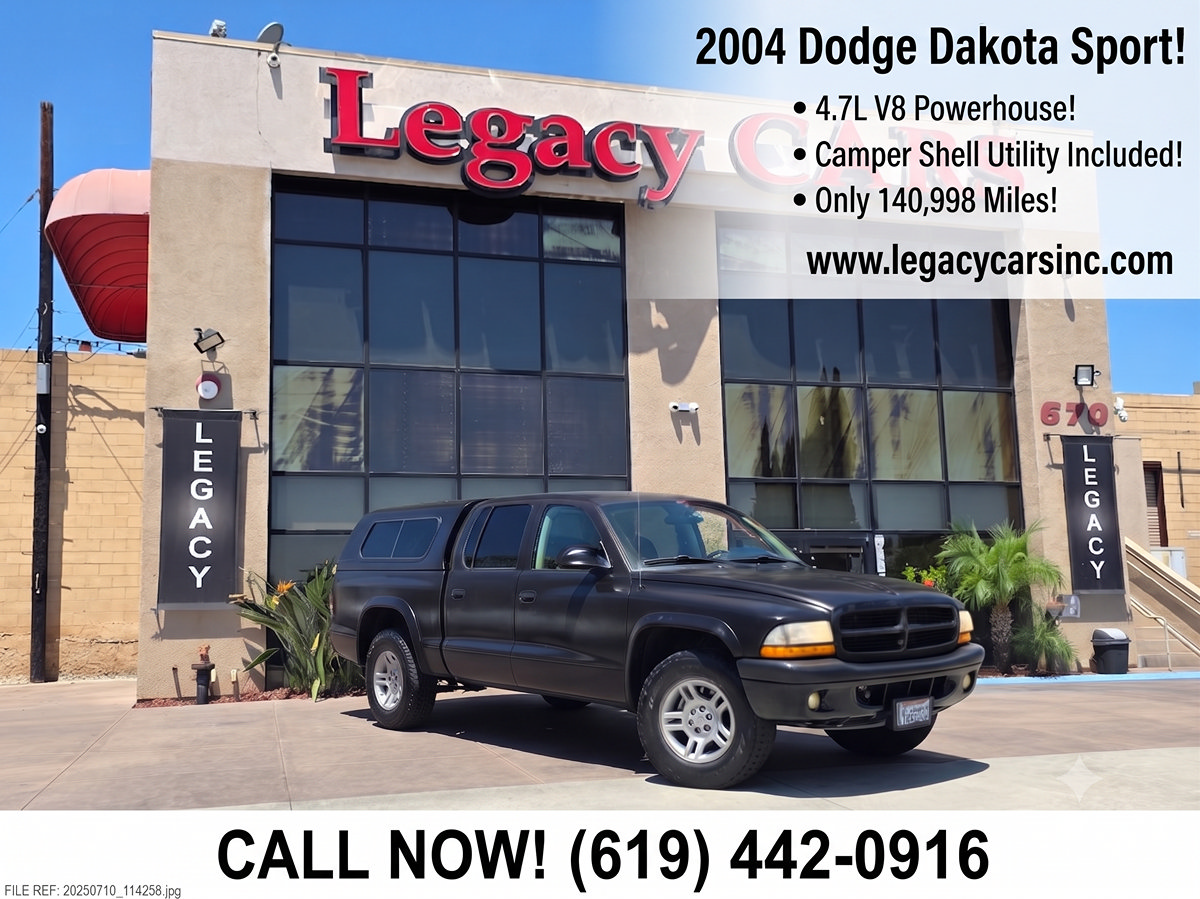 Used 2004 Dodge Dakota Sport w/ PWR Convenience Group RWD image 2