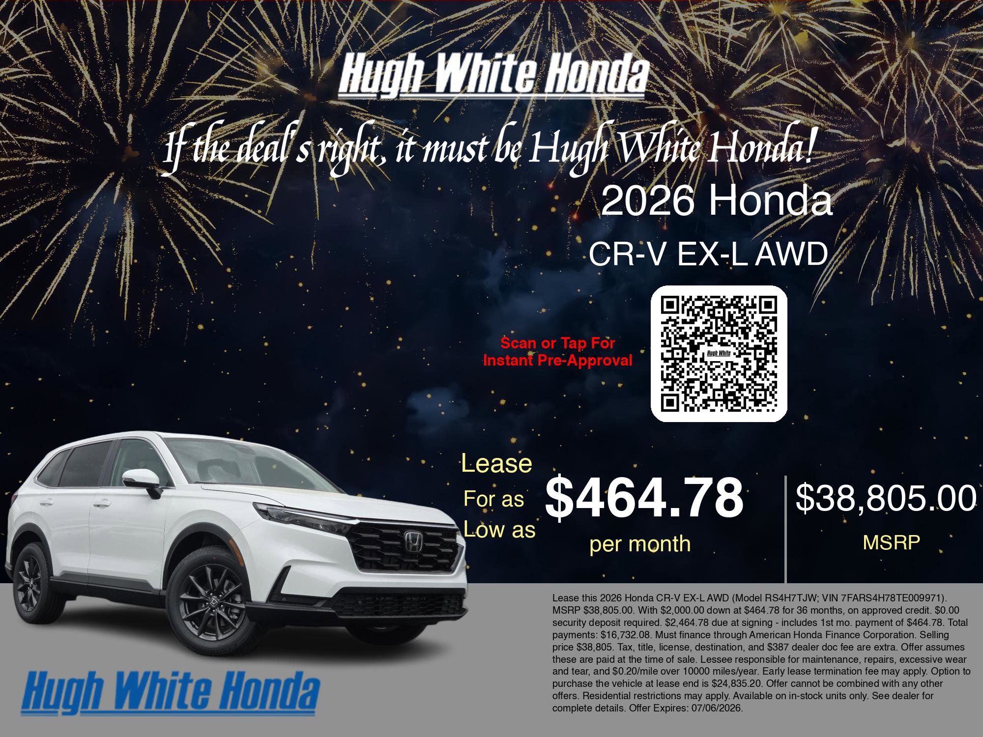 New 2026 Honda CR-V EX-L image 3