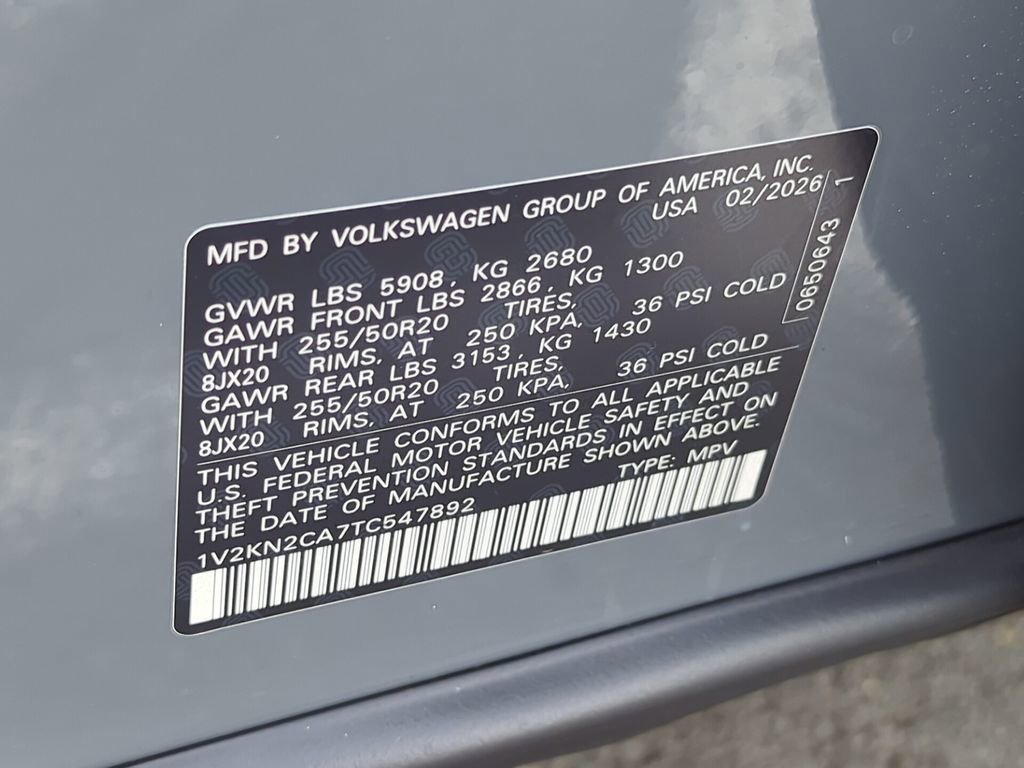 New 2026 Volkswagen Atlas SE AWD/4WD image 43