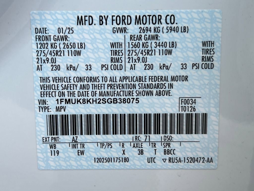 Used 2025 Ford Explorer ST-Line w/ ST-Line Street Pack AWD/4WD image 36