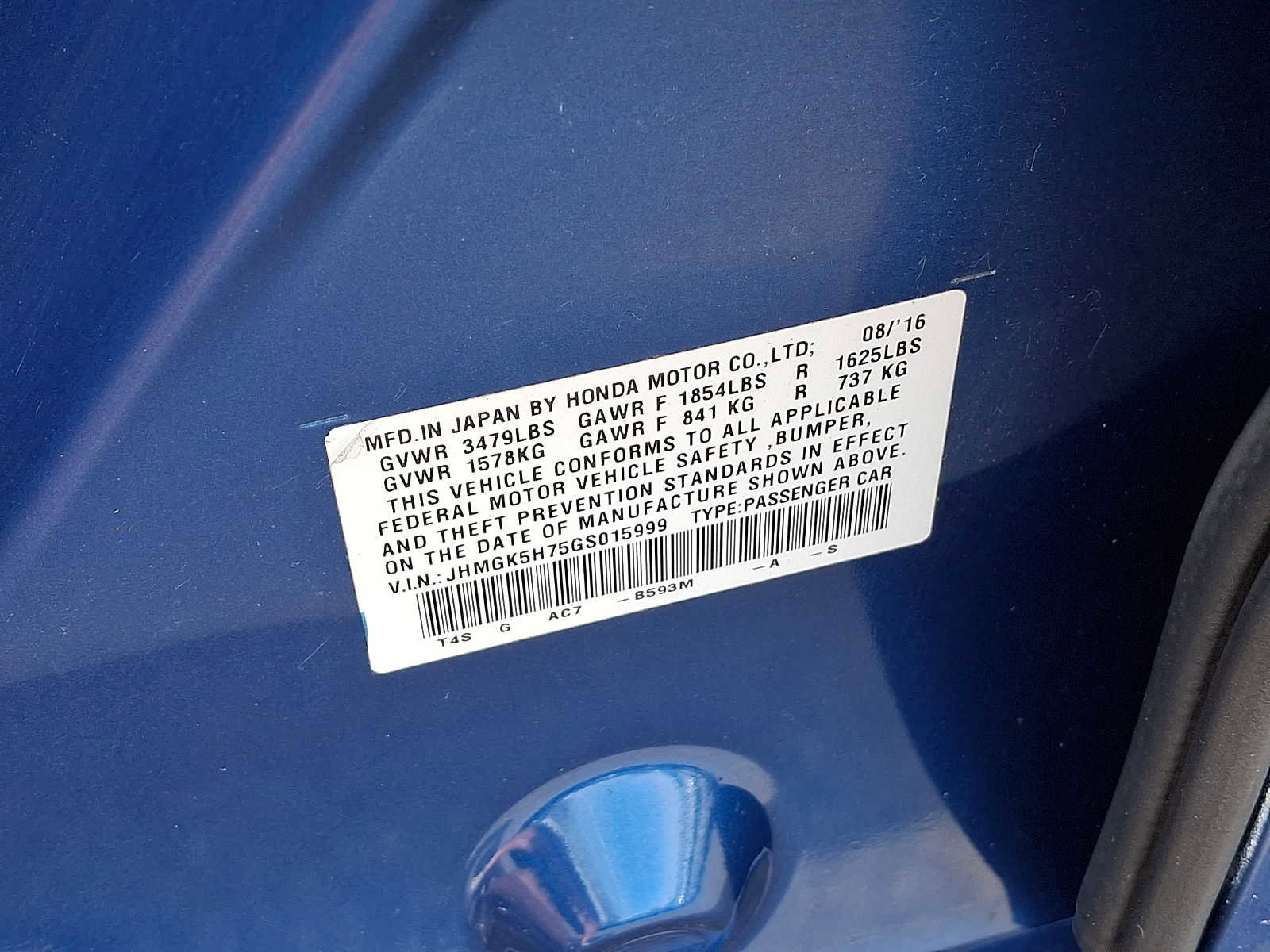 Used 2016 Honda Fit EX image 31