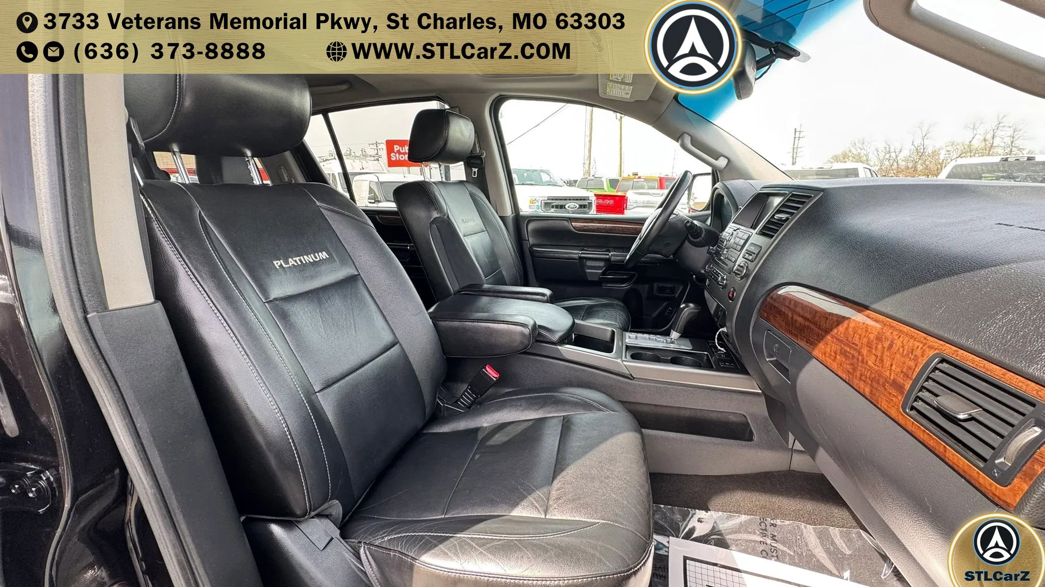 Used 2014 Nissan Armada Platinum w/ 2nd Row Captain Seat Package image 22