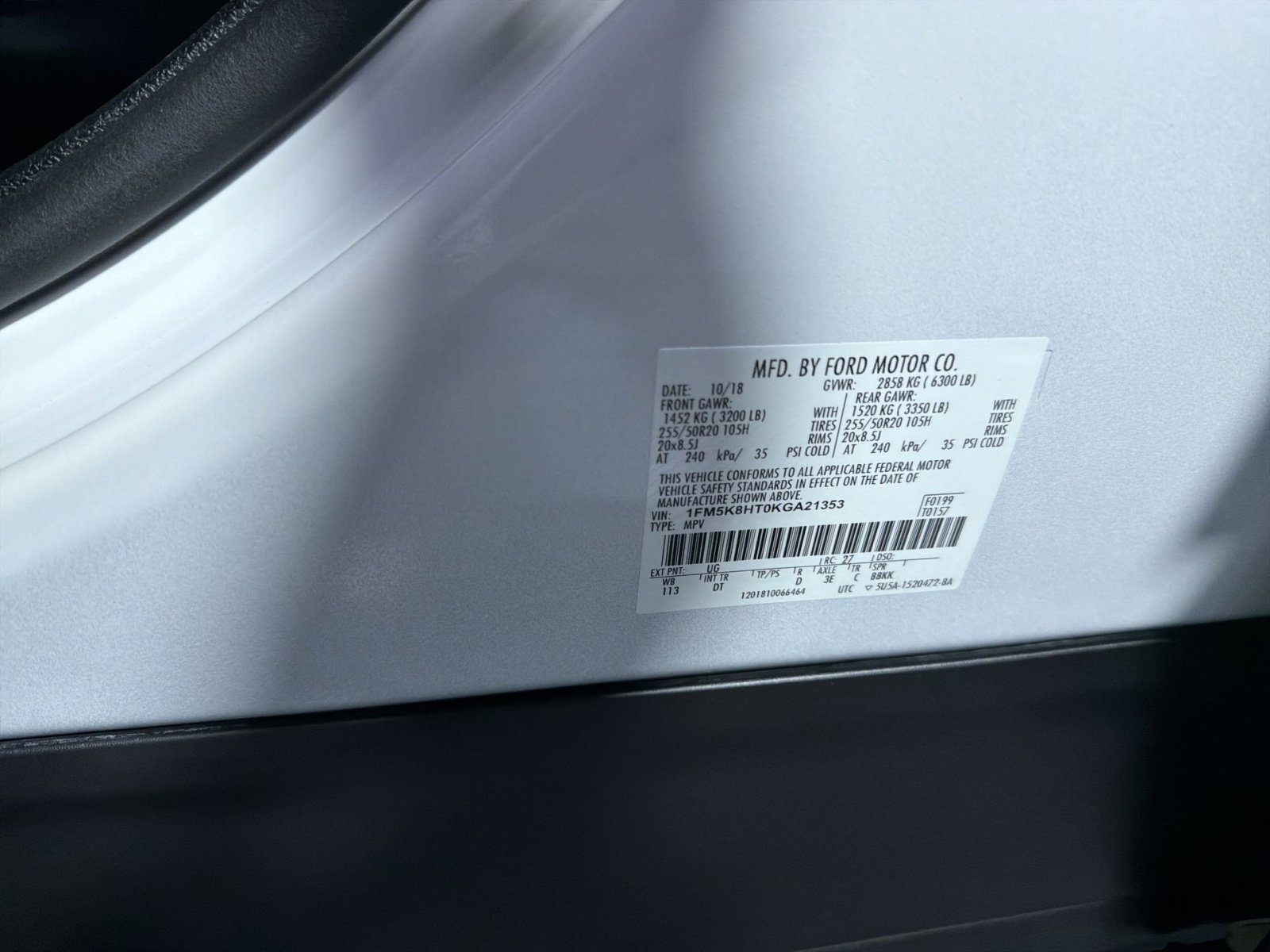 Used 2019 Ford Explorer Platinum AWD/4WD image 53