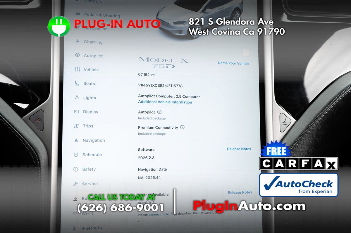 Used 2018 Tesla Model X 75D AWD/4WD image 37