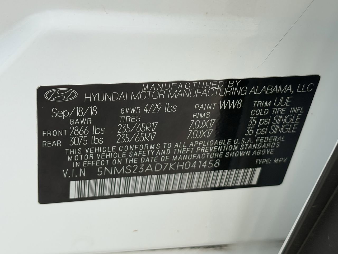Used 2019 Hyundai Santa Fe SE image 29