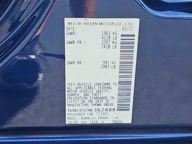 Used 2022 Nissan Altima 2.5 SR FWD image 37