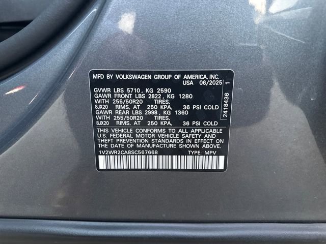 Used 2025 Volkswagen Atlas SE FWD image 29