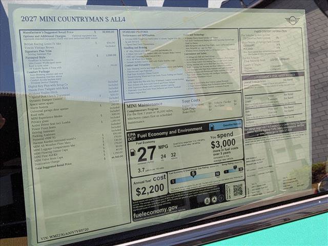 New 2027 MINI Cooper Countryman S AWD/4WD image 18