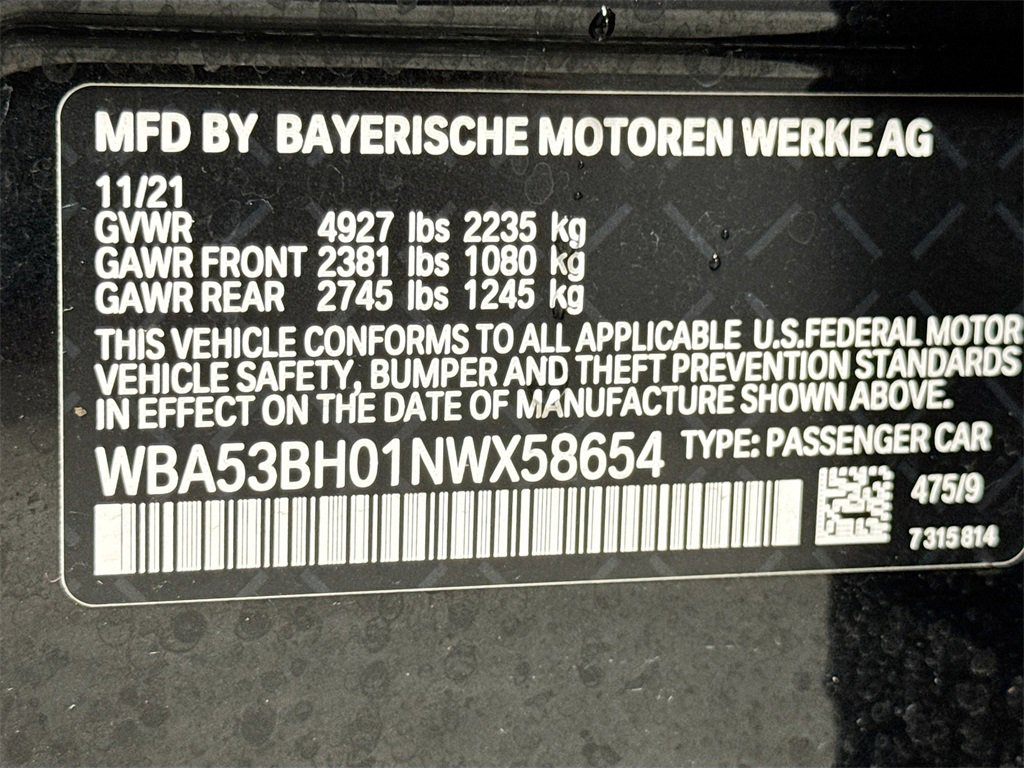 Used 2022 BMW 530i w/ Convenience Package image 28