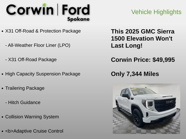 Used 2025 GMC Sierra 1500 Elevation image 36