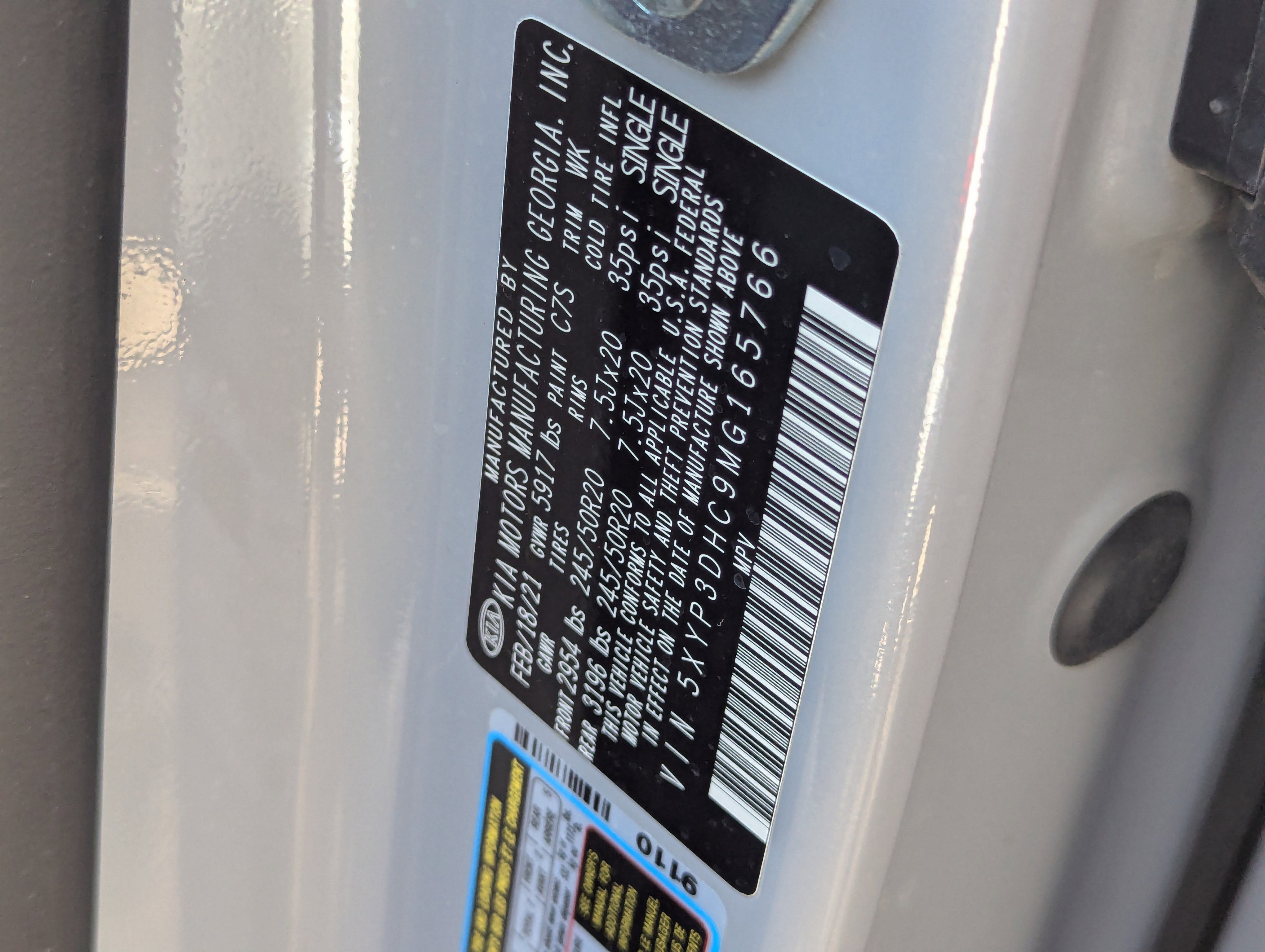 Used 2021 Kia Telluride EX w/ EX Premium Package image 16