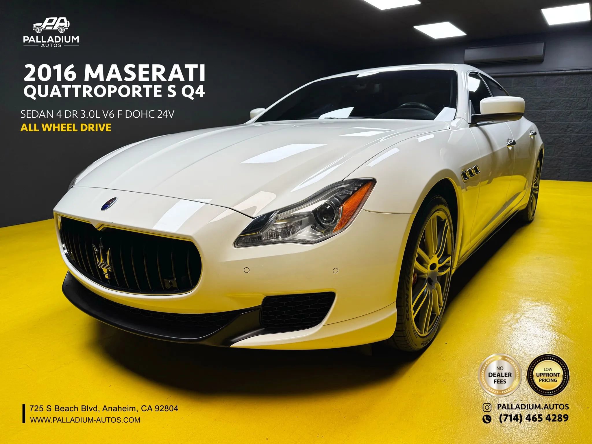 Used 2016 Maserati Quattroporte S Q4