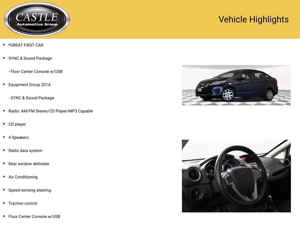 Used 2012 Ford Fiesta SE FWD image 3