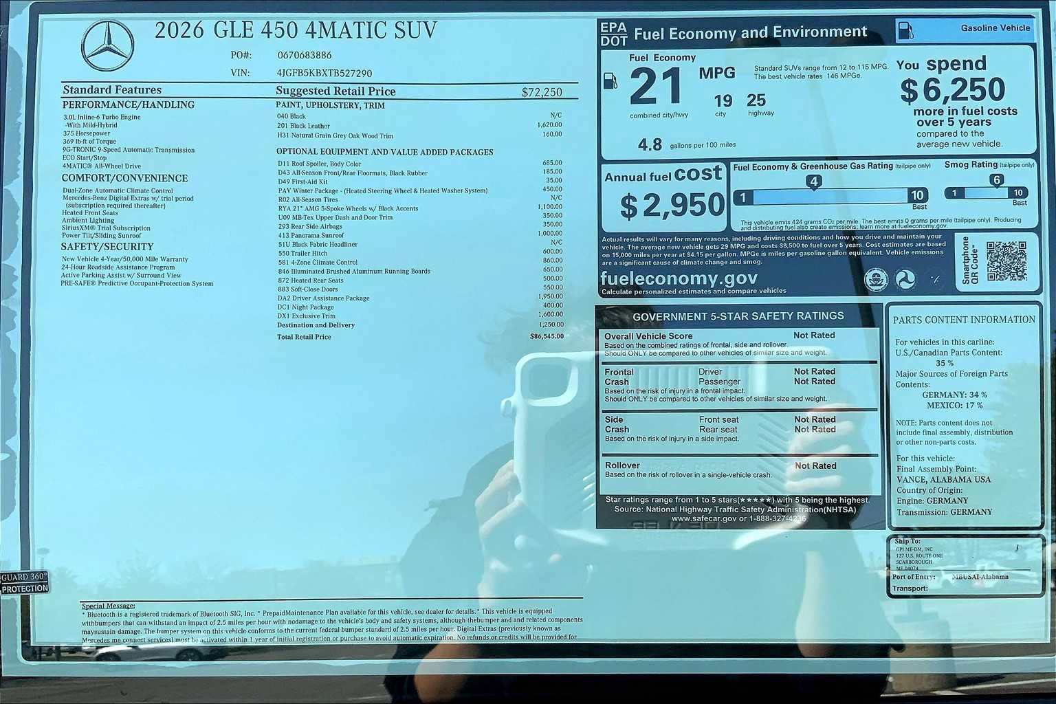 New 2026 Mercedes-Benz GLE 450 4MATIC image 26