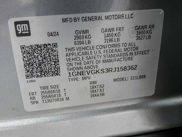Certified 2024 Chevrolet Traverse LT AWD/4WD image 35