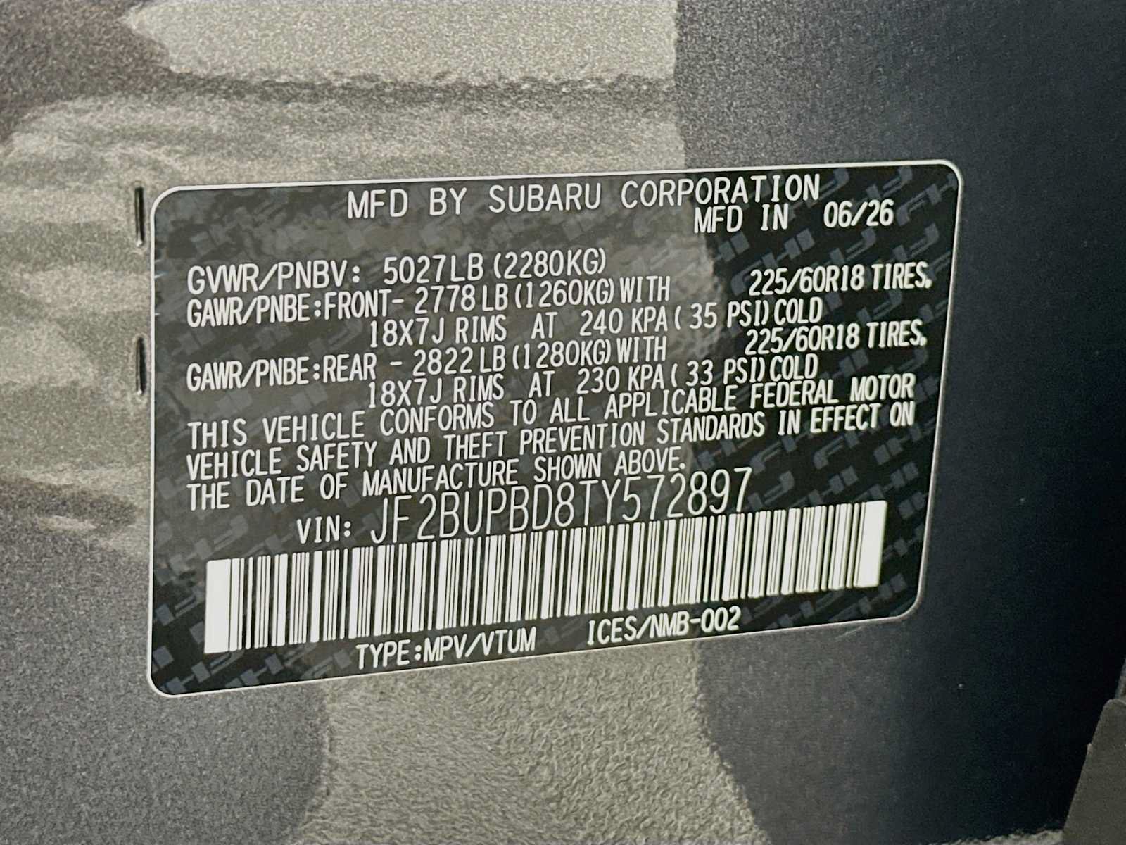 New 2026 Subaru Outback Premium AWD/4WD image 31