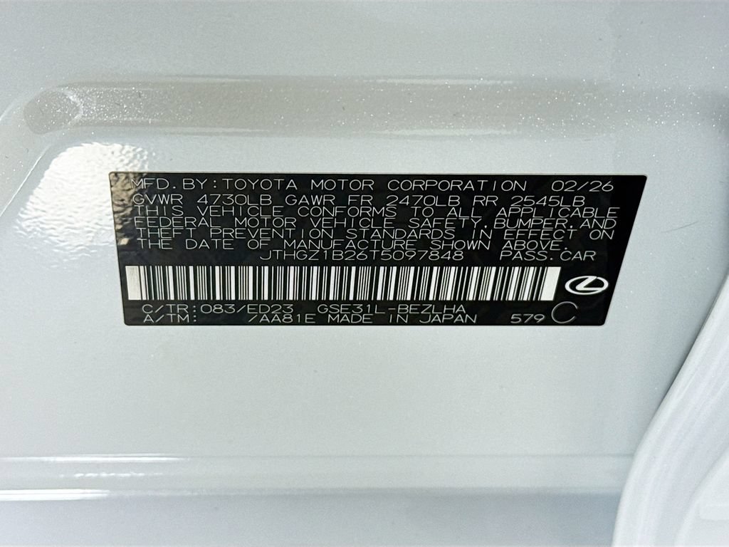 Used 2026 Lexus IS 350 F Sport w/ Handling Package RWD image 32