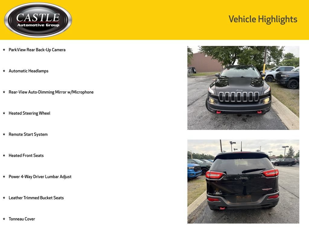 Used 2014 Jeep Cherokee Trailhawk w/ Comfort/Convenience Group AWD/4WD image 12