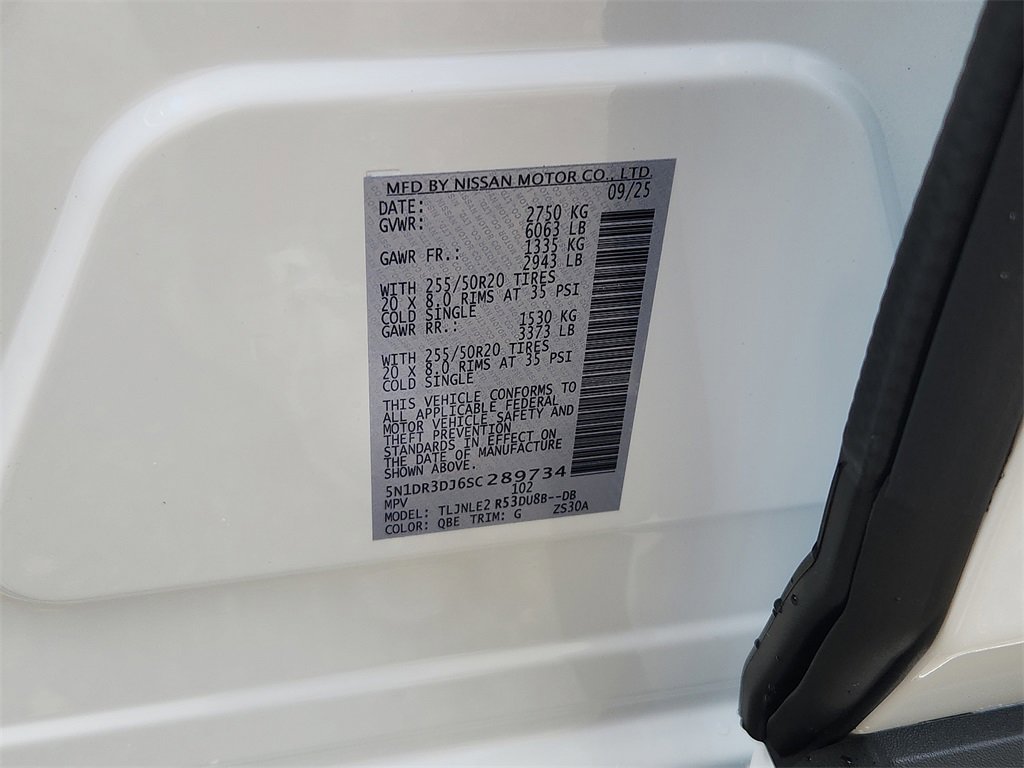 New 2025 Nissan Pathfinder Platinum w/ Cargo Package image 10