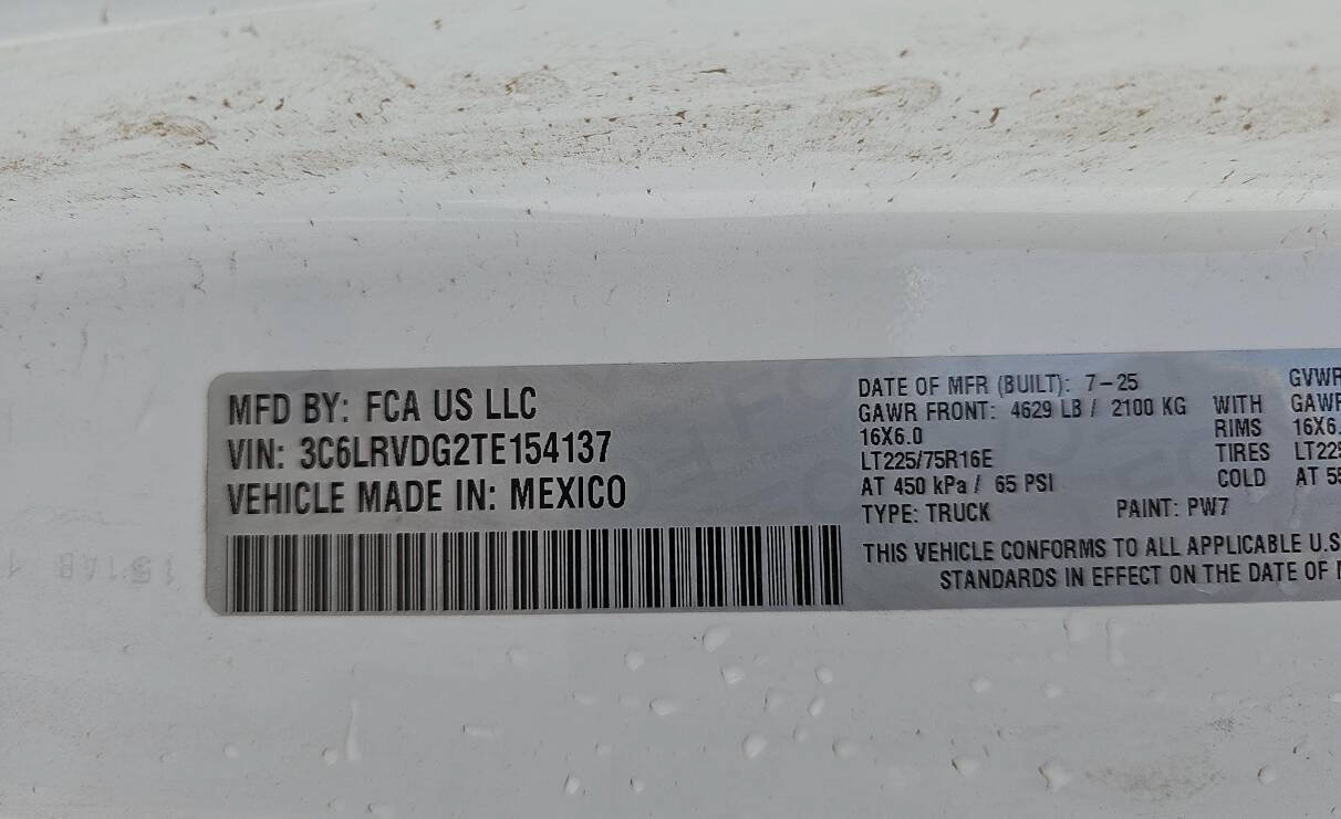 Used 2026 RAM ProMaster 2500 w/ Convenience Group FWD image 13