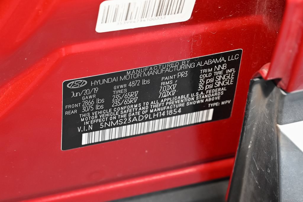 Used 2020 Hyundai Santa Fe SE FWD image 17