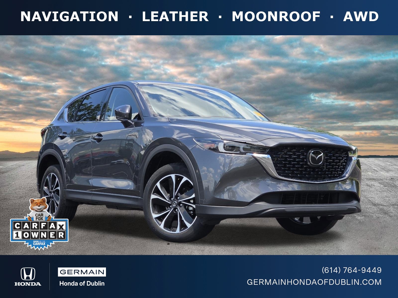 Used 2023 MAZDA CX-5 AWD 2.5 S w/ Premium Plus Pkg image 1
