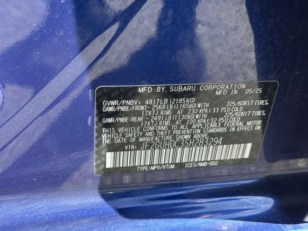 Certified 2025 Subaru Crosstrek 2.5i Premium AWD/4WD image 13