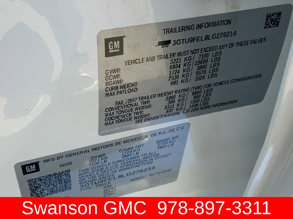 Certified 2020 GMC Sierra 1500 Denali w/ Technology Package AWD/4WD image 34