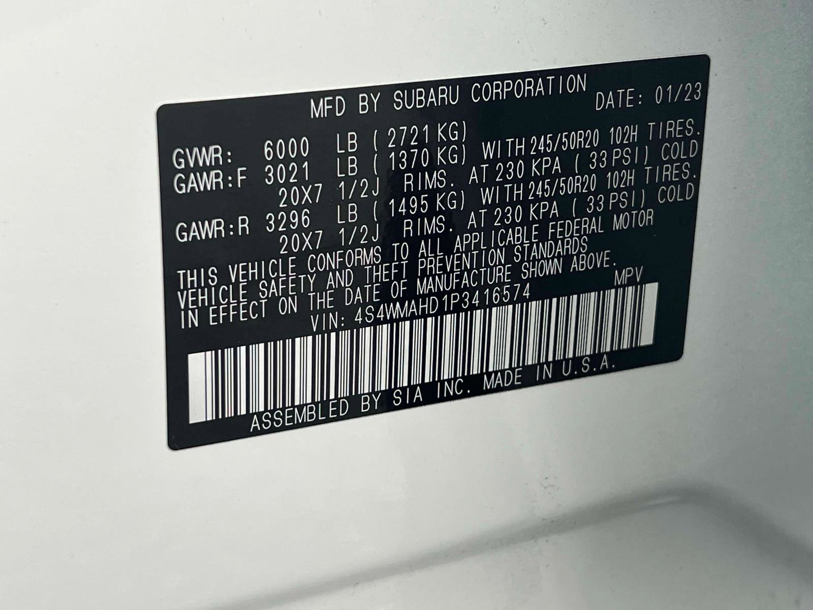 Used 2023 Subaru Ascent Onyx Edition image 18