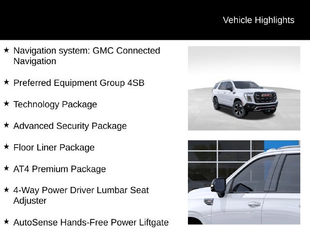 New 2027 GMC Yukon AT4 w/ AT4 Premium Package AWD/4WD image 7