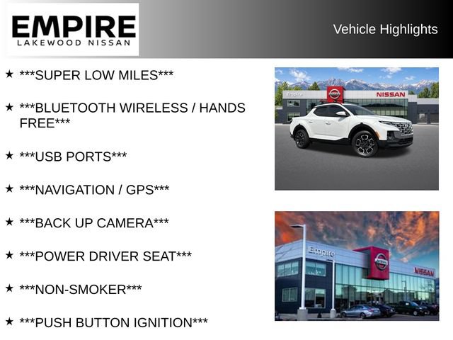 Used 2022 Hyundai Santa Cruz SEL Premium AWD/4WD image 2