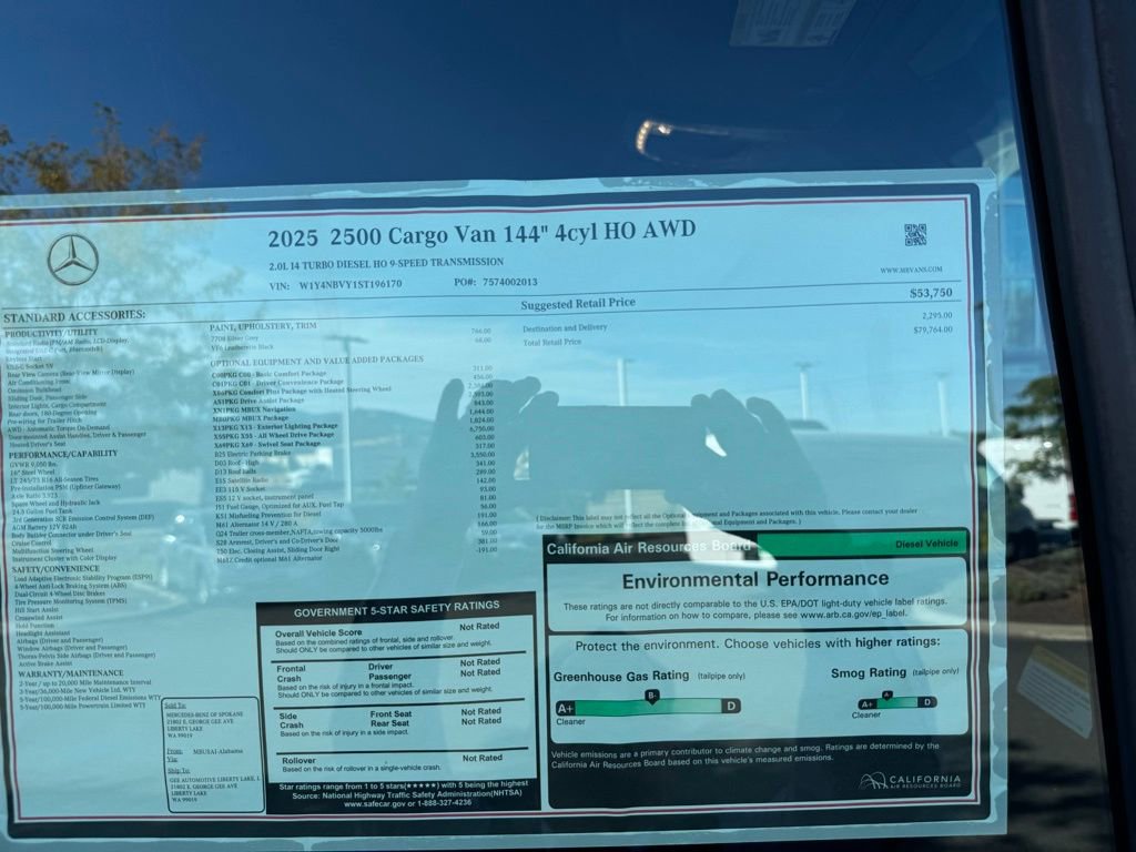 New 2025 Mercedes-Benz Sprinter 2500 image 19