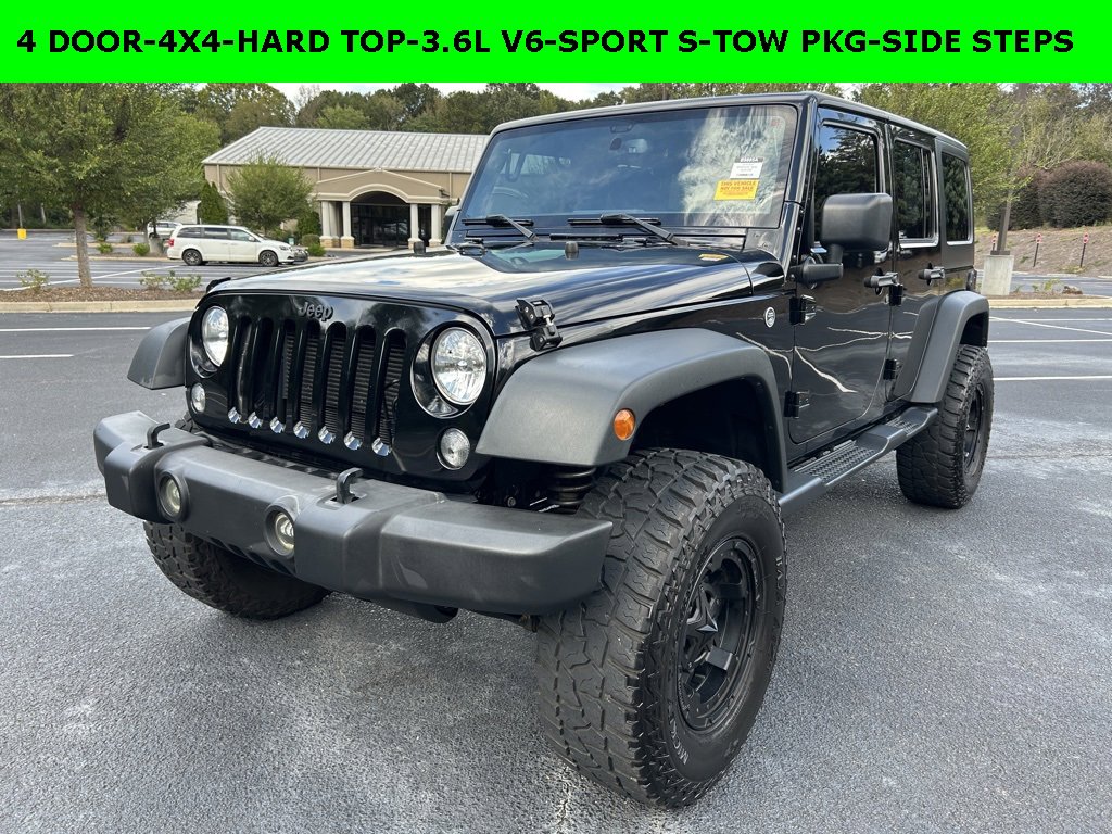 Used 2016 Jeep Wrangler Unlimited Sport w/ Quick Order Package 24S