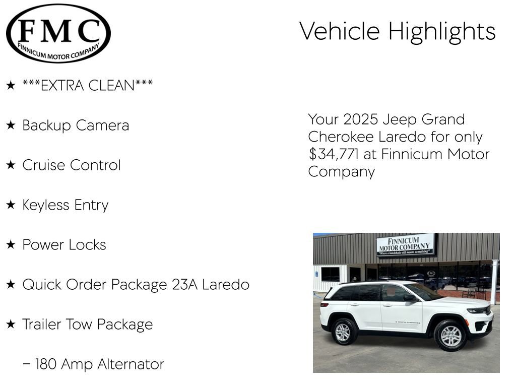 Used 2025 Jeep Grand Cherokee Laredo w/ Trailer Tow Package image 5