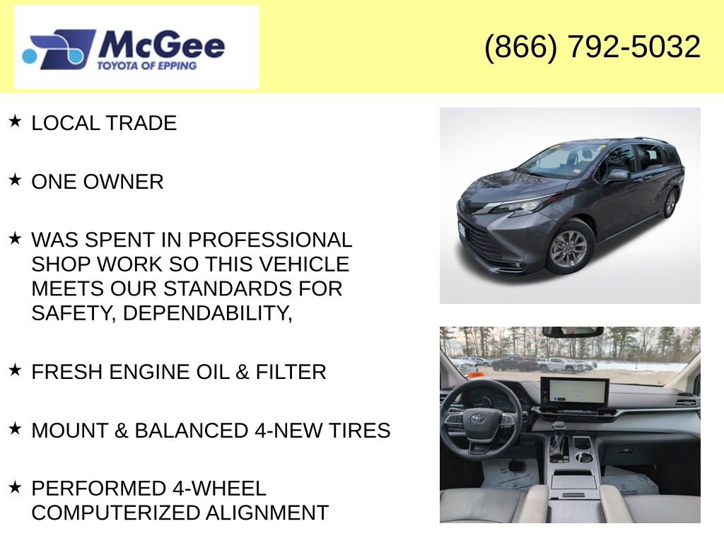 Certified 2025 Toyota Sienna XLE image 8