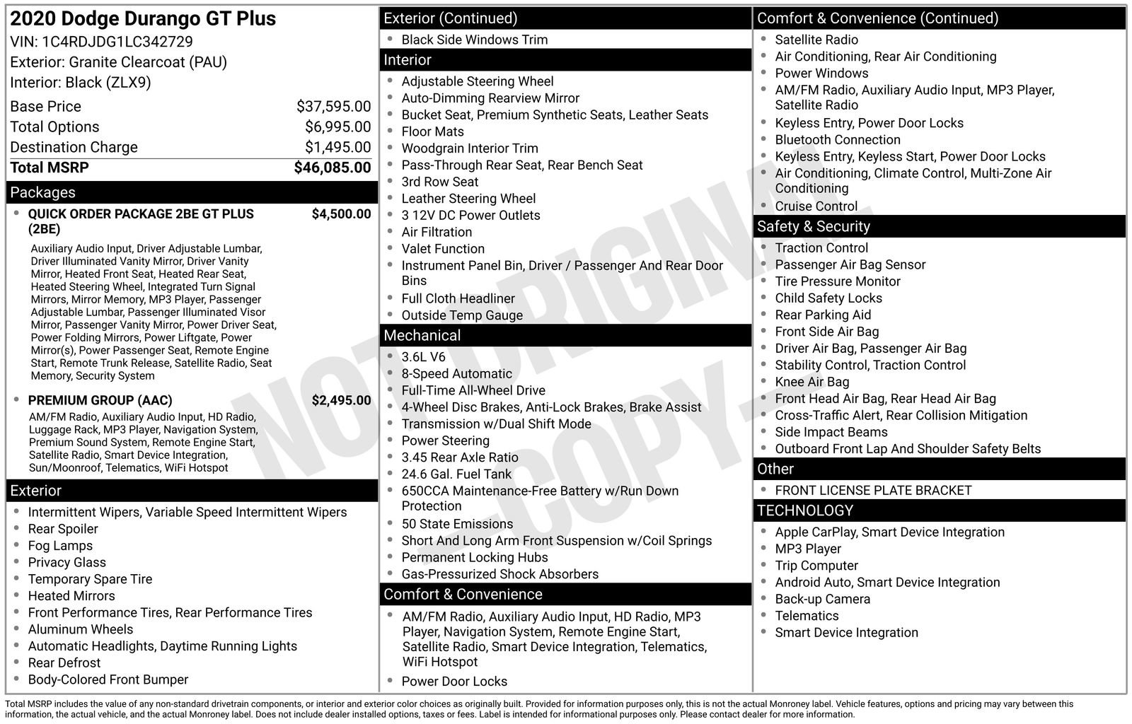 Used 2020 Dodge Durango GT image 2