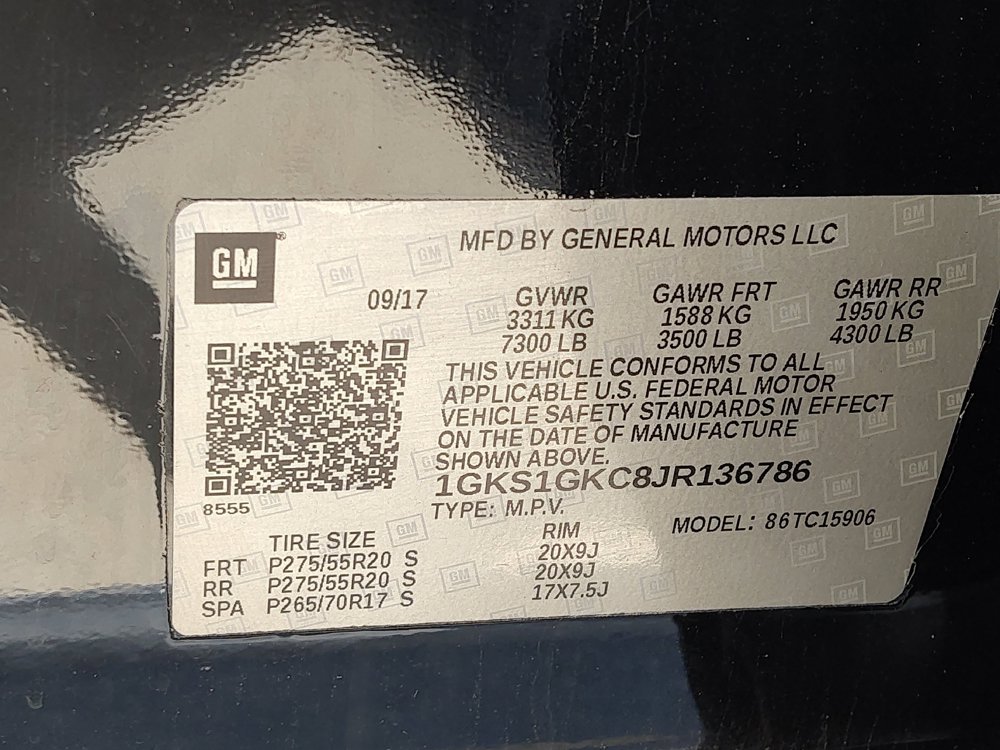 Used 2018 GMC Yukon XL SLT w/ Open Road Package RWD image 33