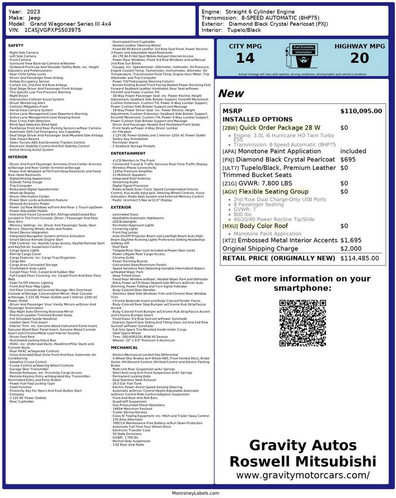 Used 2023 Jeep Grand Wagoneer Series III image 3