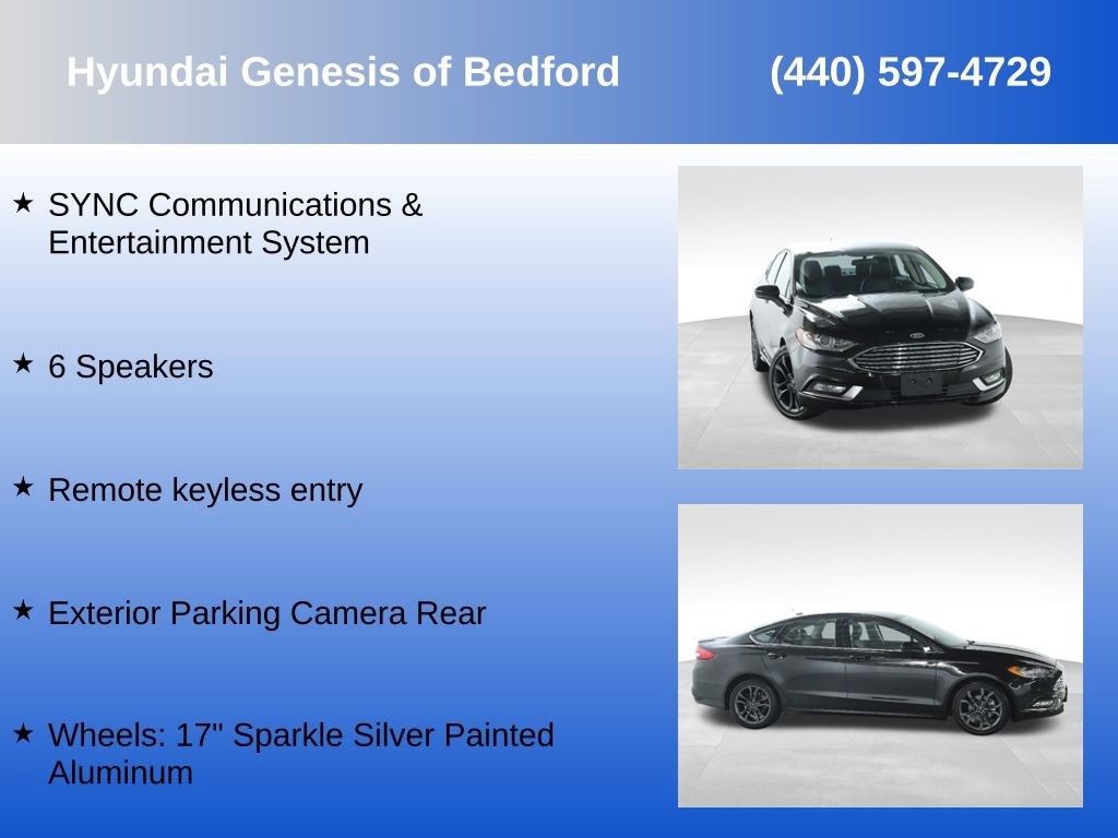 Used 2018 Ford Fusion SE w/ Equipment Group 201A FWD image 7