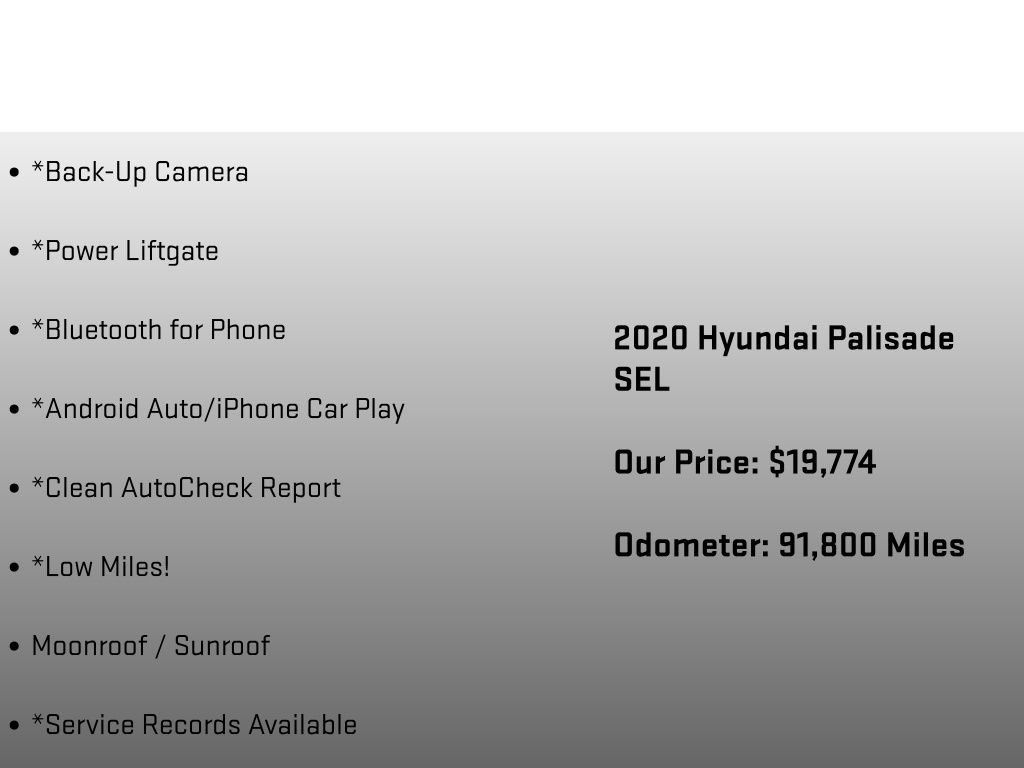 Used 2020 Hyundai Palisade SEL w/ Convenience Package FWD image 18
