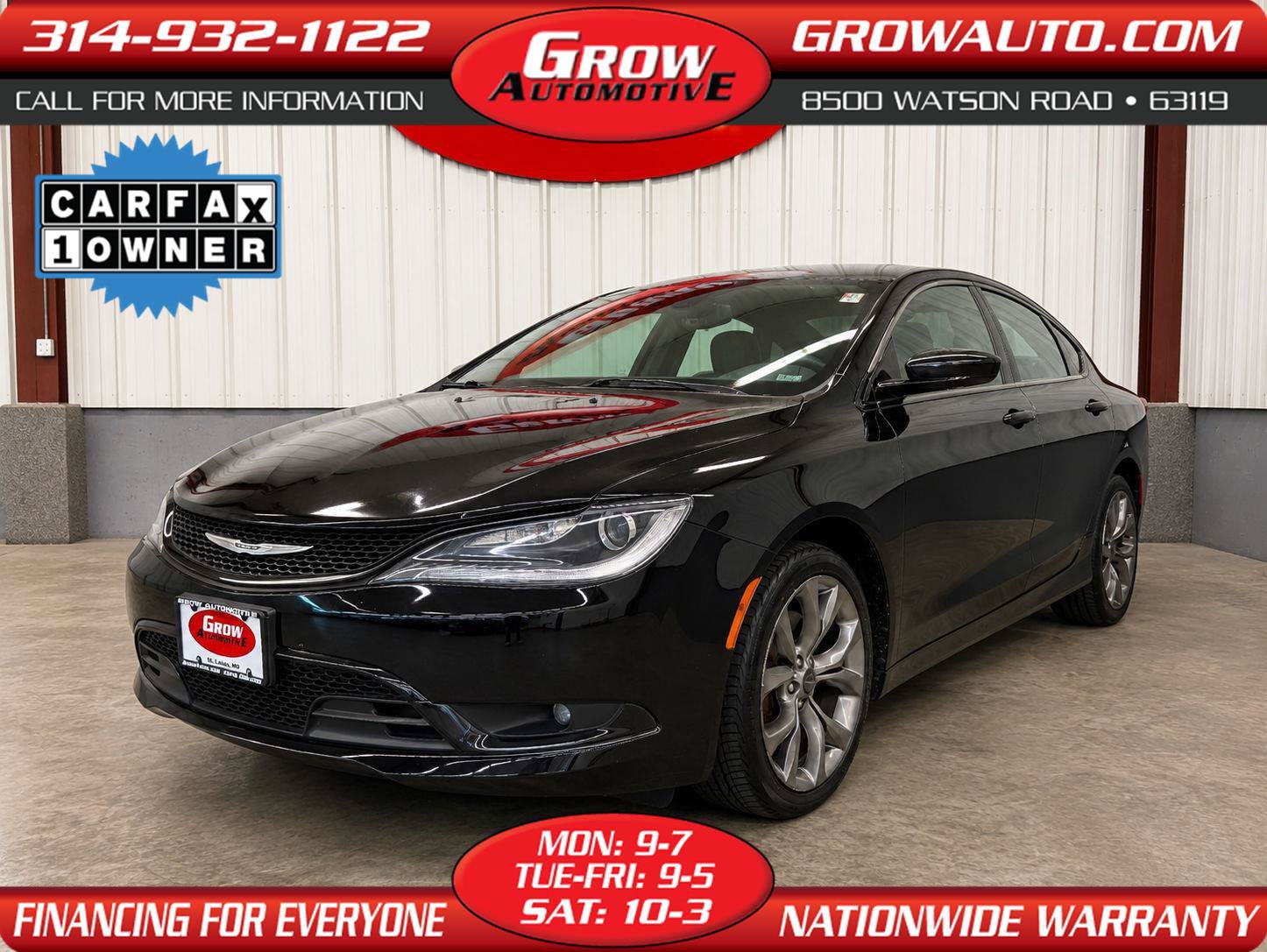 Used 2016 Chrysler 200 S w/ Navigation & Sound Group I AWD/4WD image 1