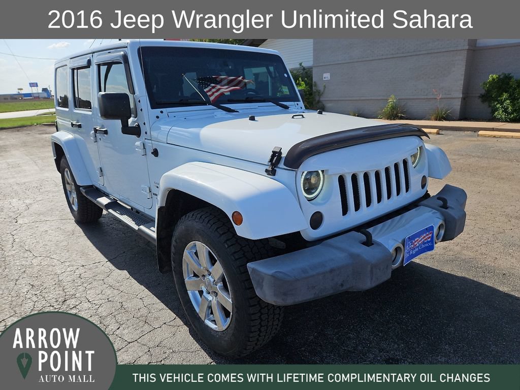 Used 2016 Jeep Wrangler Unlimited Sahara w/ Connectivity Group AWD/4WD image 2