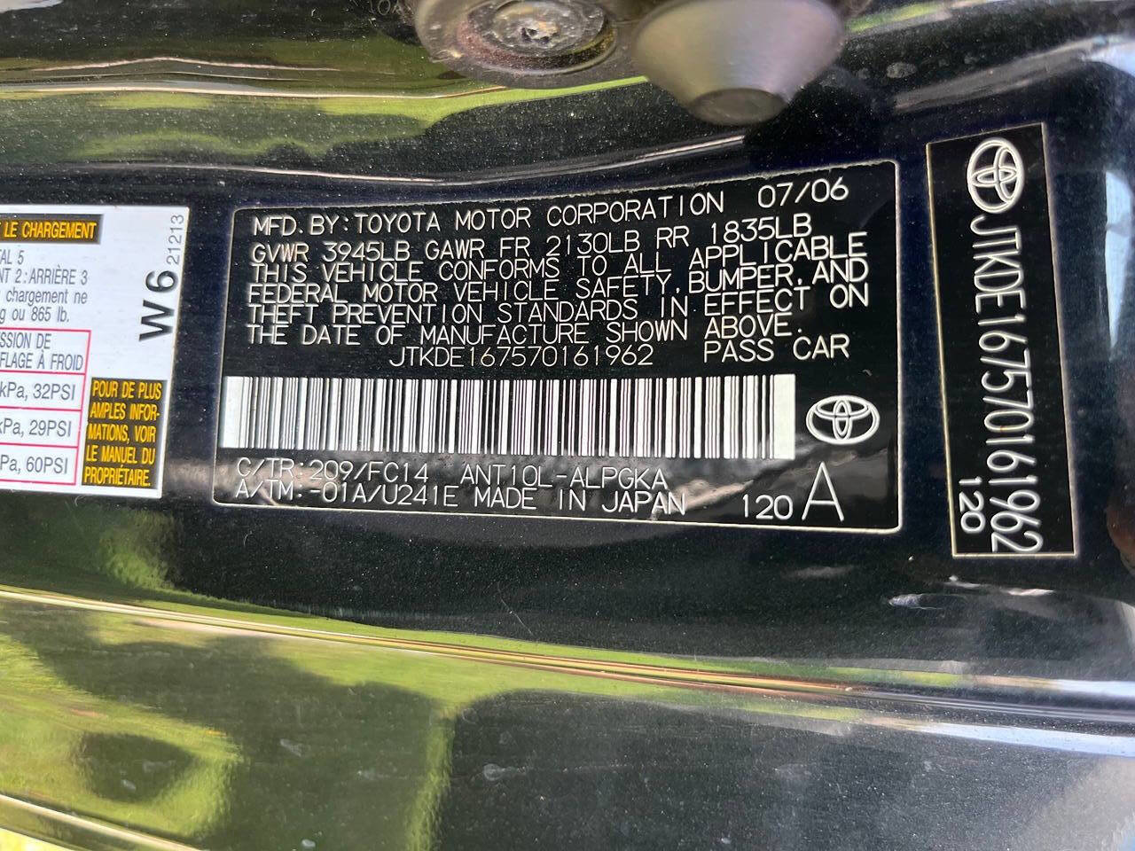 Used 2007 Scion tC FWD image 13