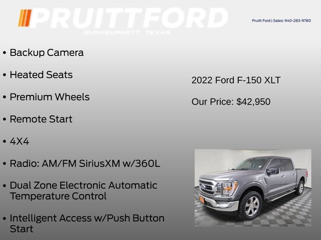 Used 2022 Ford F150 XLT w/ Equipment Group 302A High AWD/4WD image 31