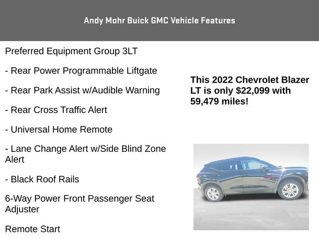 Used 2022 Chevrolet Blazer LT AWD/4WD image 12
