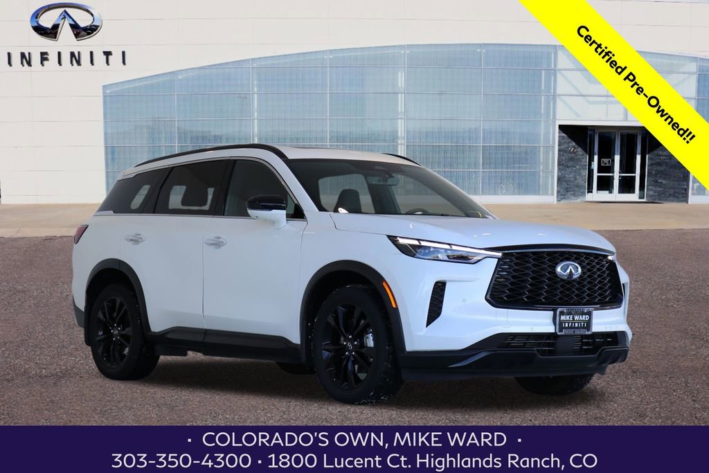 Certified 2025 INFINITI QX60 Luxe w/ Black Edition image 8