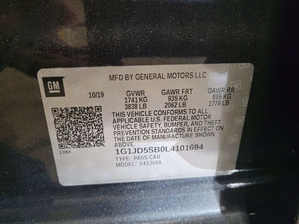 Used 2020 Chevrolet Sonic LT w/ Convenience Package image 33