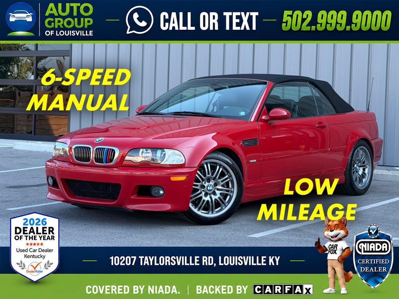 Used 2001 BMW M3 Convertible