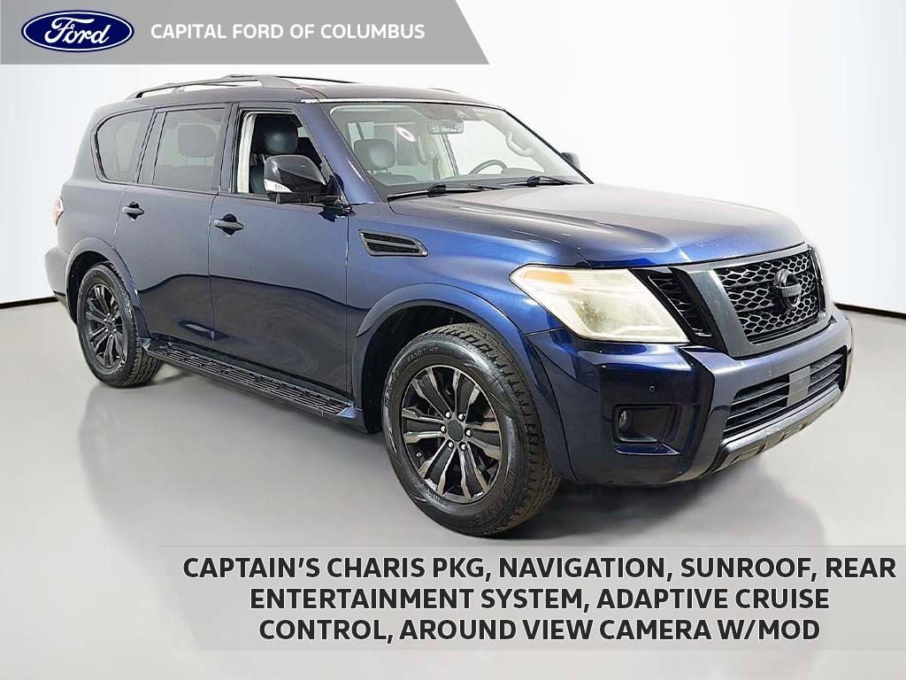 Used 2019 Nissan Armada Platinum w/ Captain's Chairs Package image 1