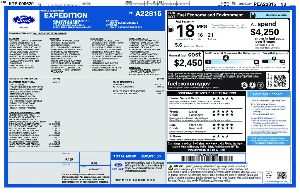Used 2023 Ford Expedition Limited AWD/4WD image 10